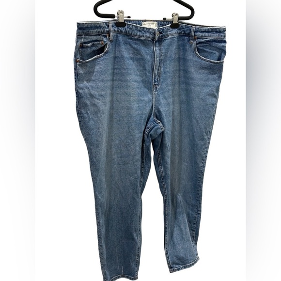 Abercrombie & Fitch Curve Love High Rise Mom Jean PLUS SIZE 24R - Picture 6 of 9